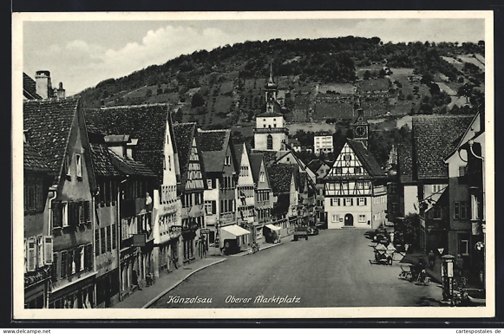 AK Künzelsau, Oberer Marktplatz