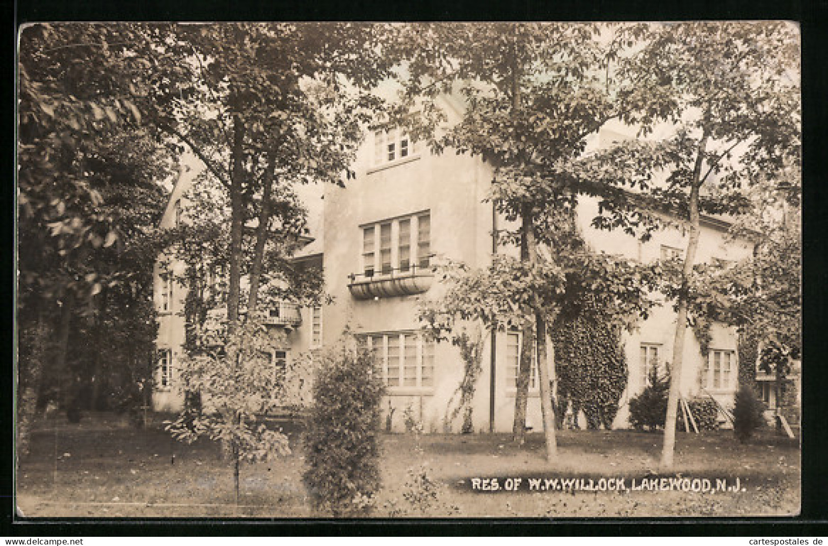 AK Lakewood, NJ, Res. of W.W. Willock