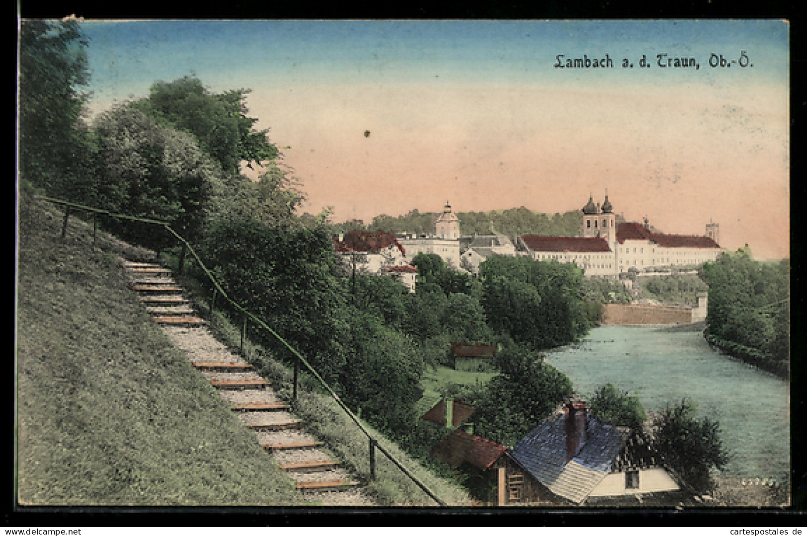 AK Lambach a. d. Traun, Stift und Traun