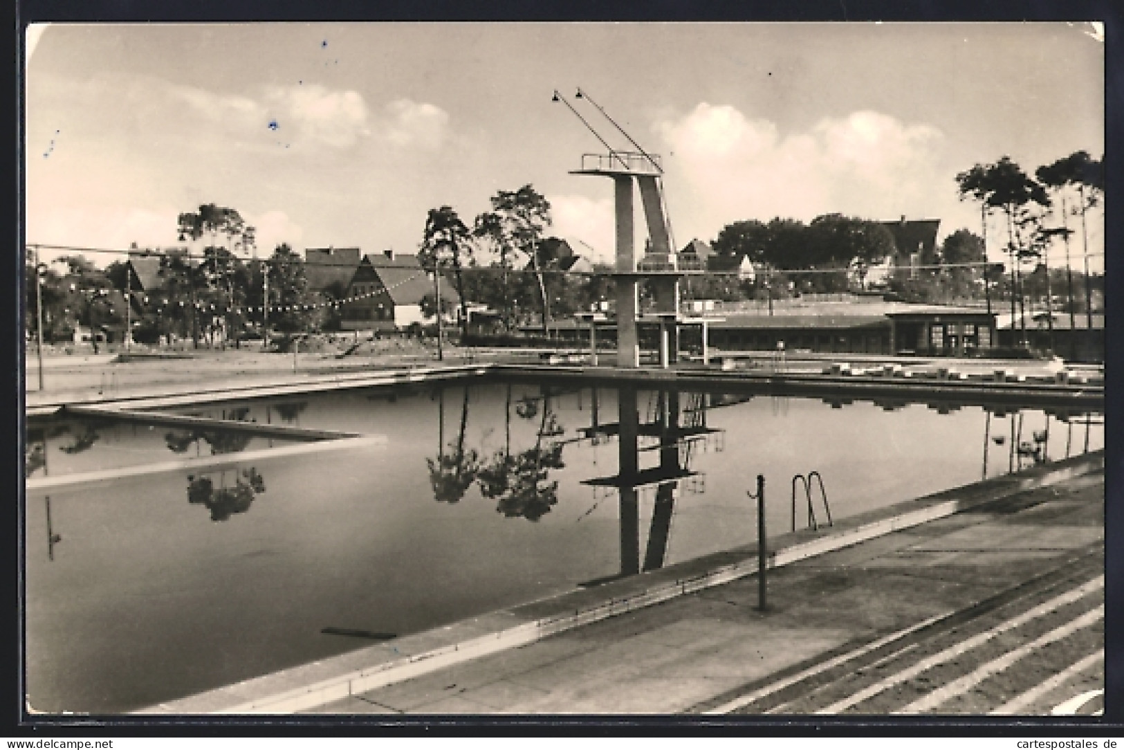 AK Lauchhammer-Neustadt, Schwimmstadion mit Sprungturm