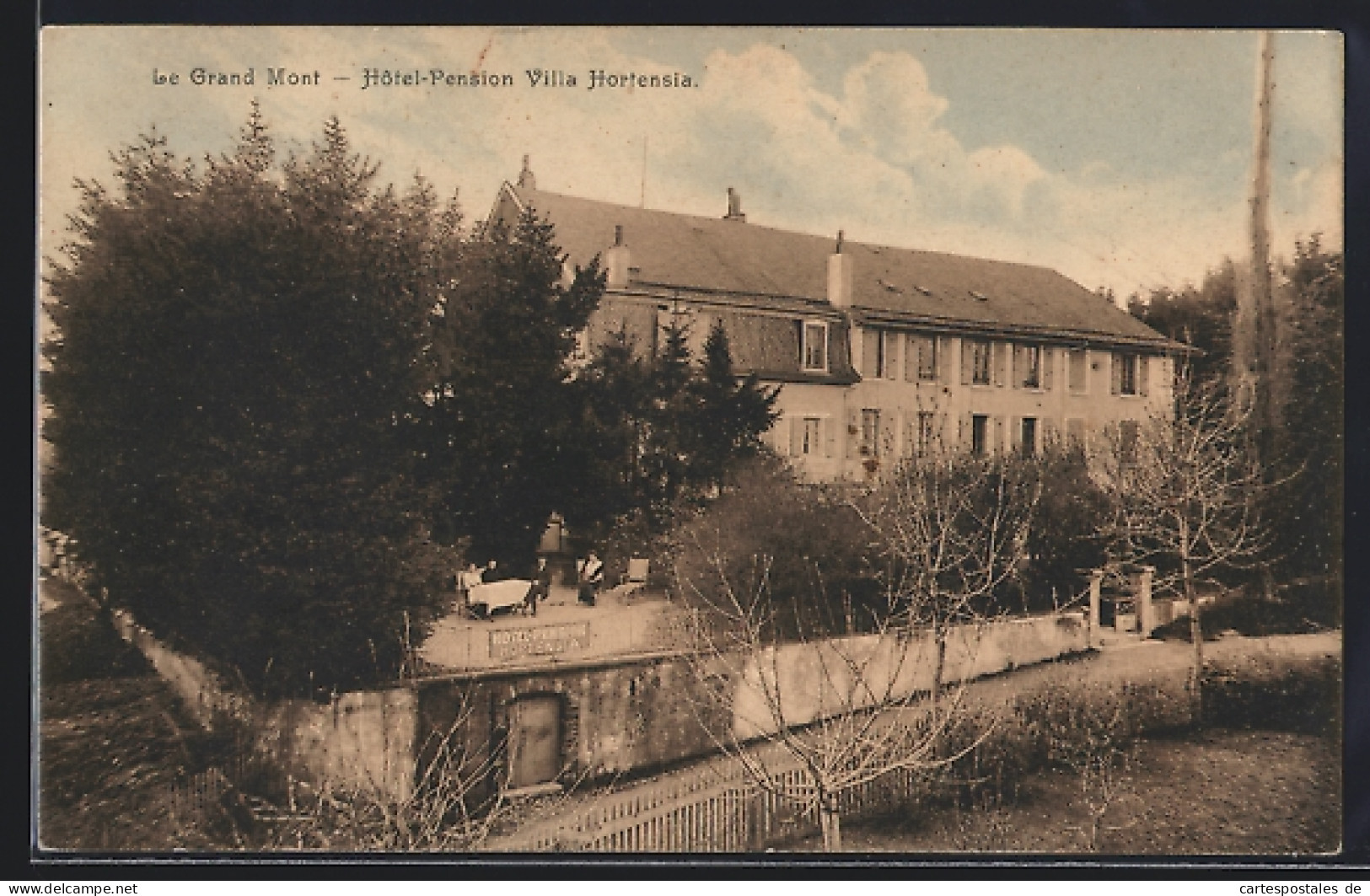 AK Le Mont-sur-Lausanne, Hotel-Pension Villa Hortensia