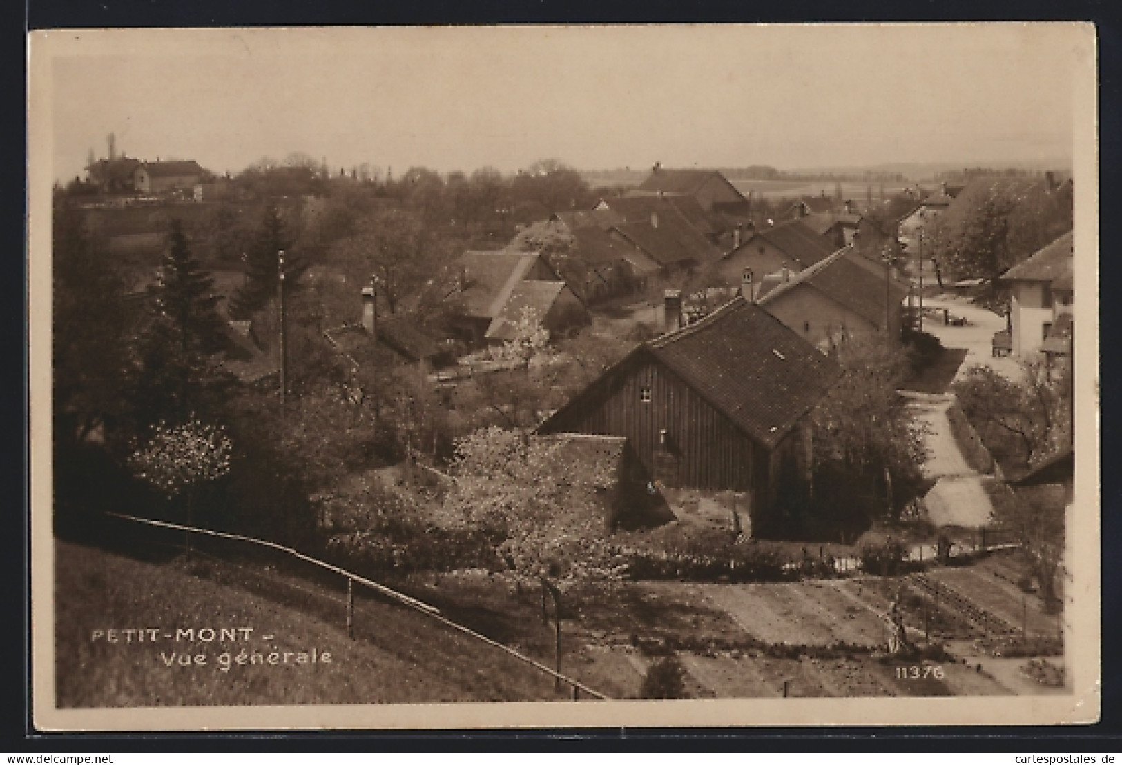 AK Le Mont-sur-Lausanne, Petit-Mont, Vue generale