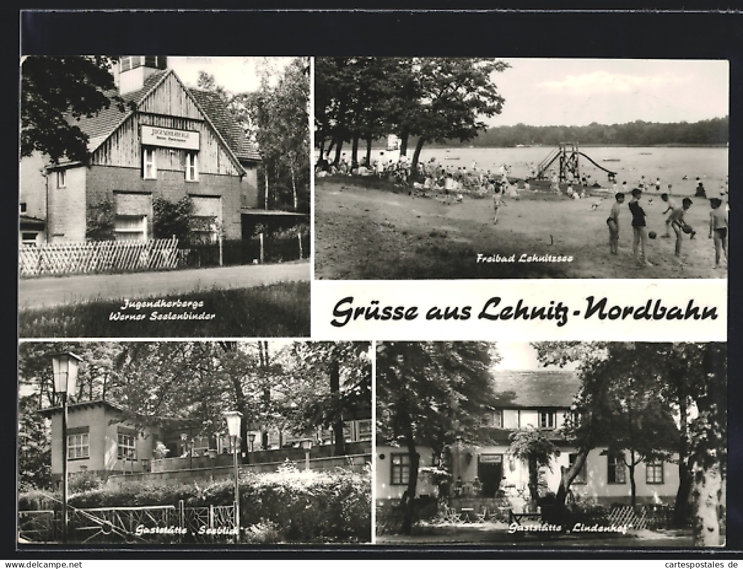 AK Lehnitz-Nordbahn, Jugendherberge Werner Seelenbinder, Gaststätte Seeblick