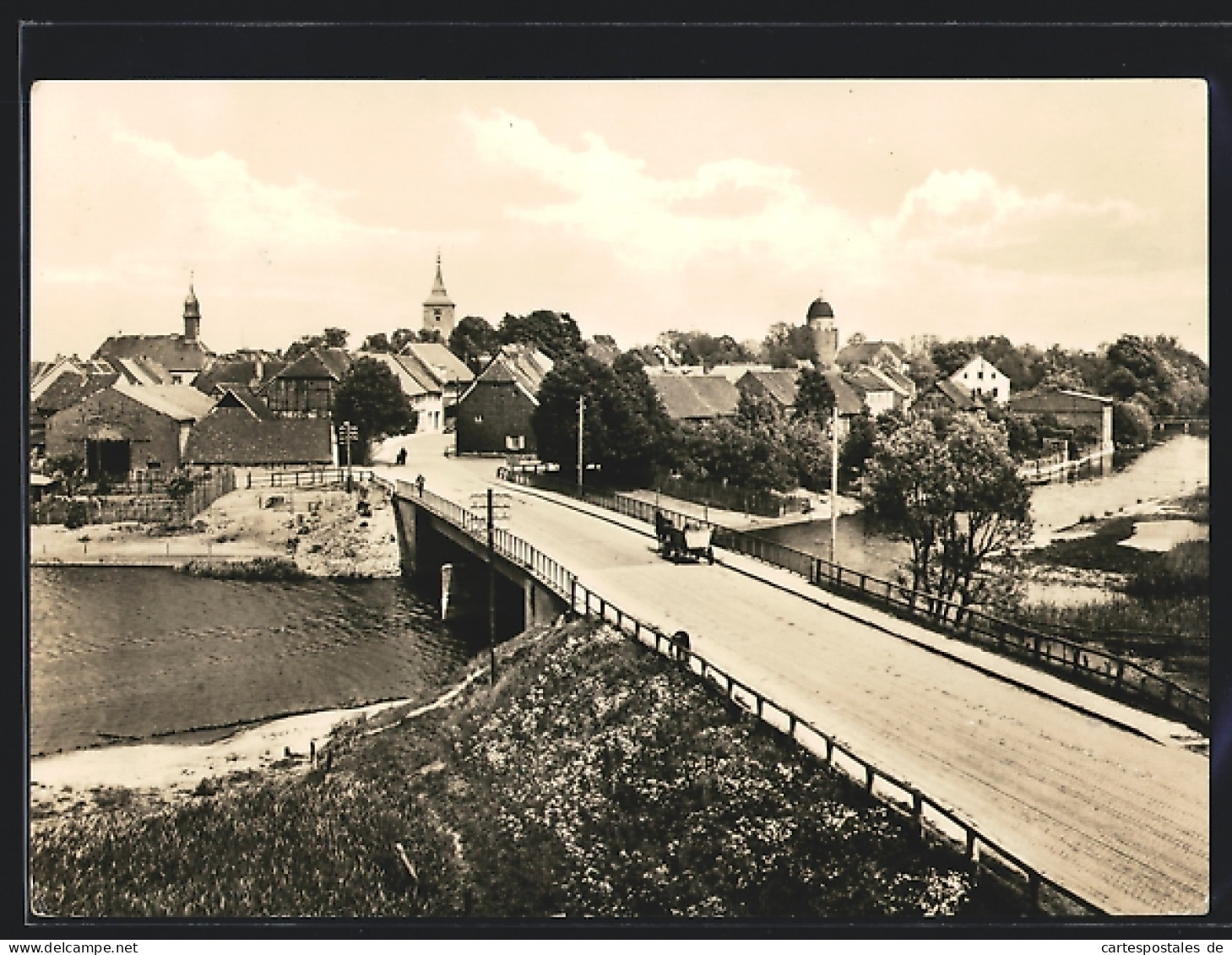 AK Lenzen /Elbe, Am Seetor