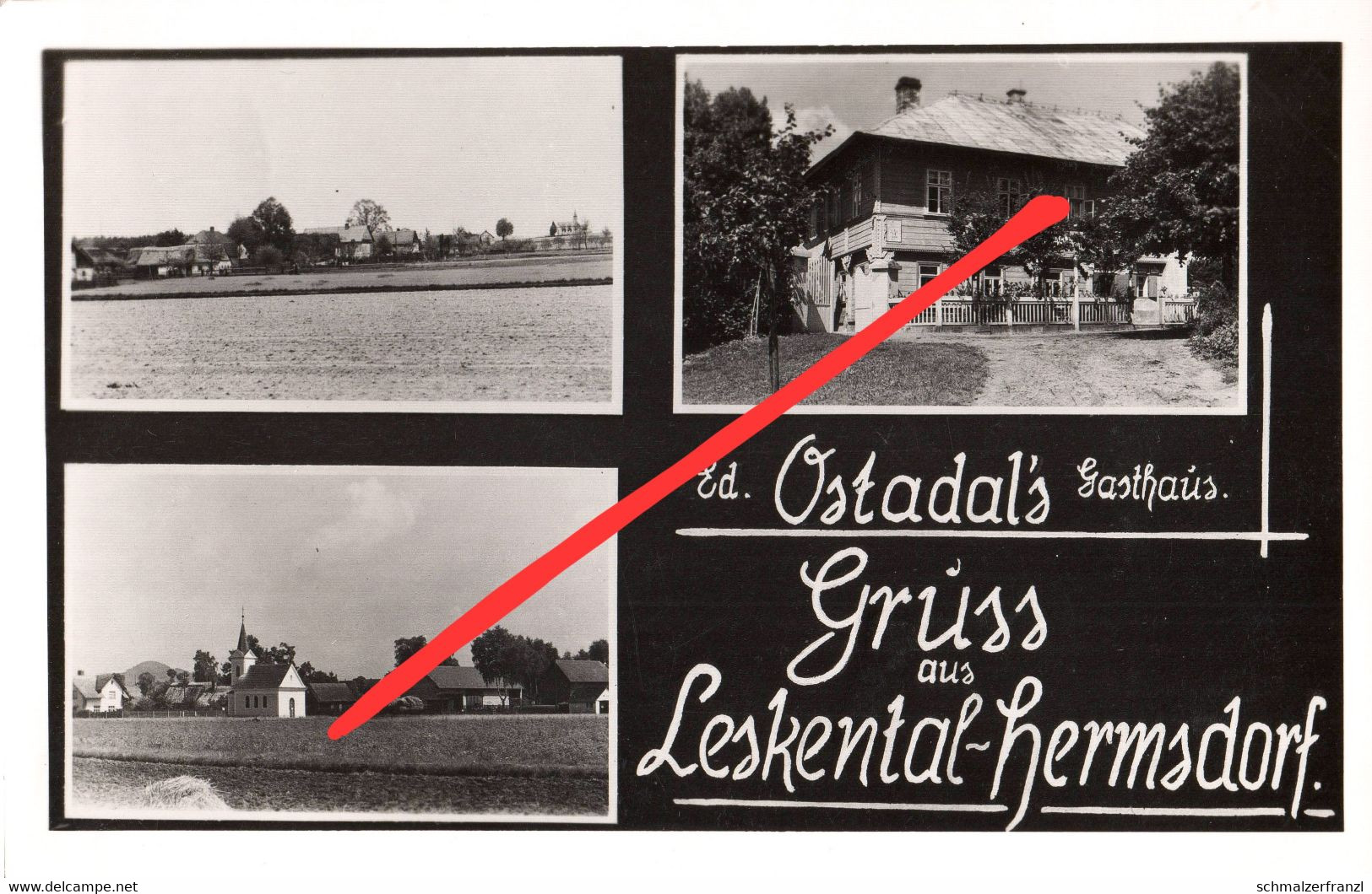 AK Leskental Leskenthal Hermsdorf Vitkov Hermanicky Gasthof Dobern Dobranov Wolfsthal Vlci Dul Böhmisch Leipa Ceska Lipa