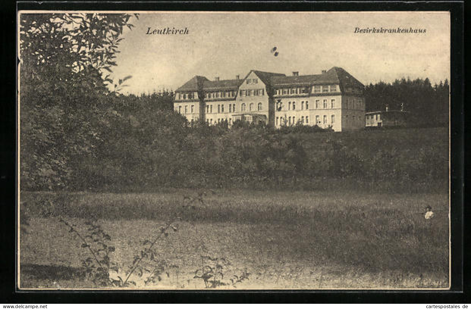 AK Leutkirch, Blick zum Bezirkskrankenhaus