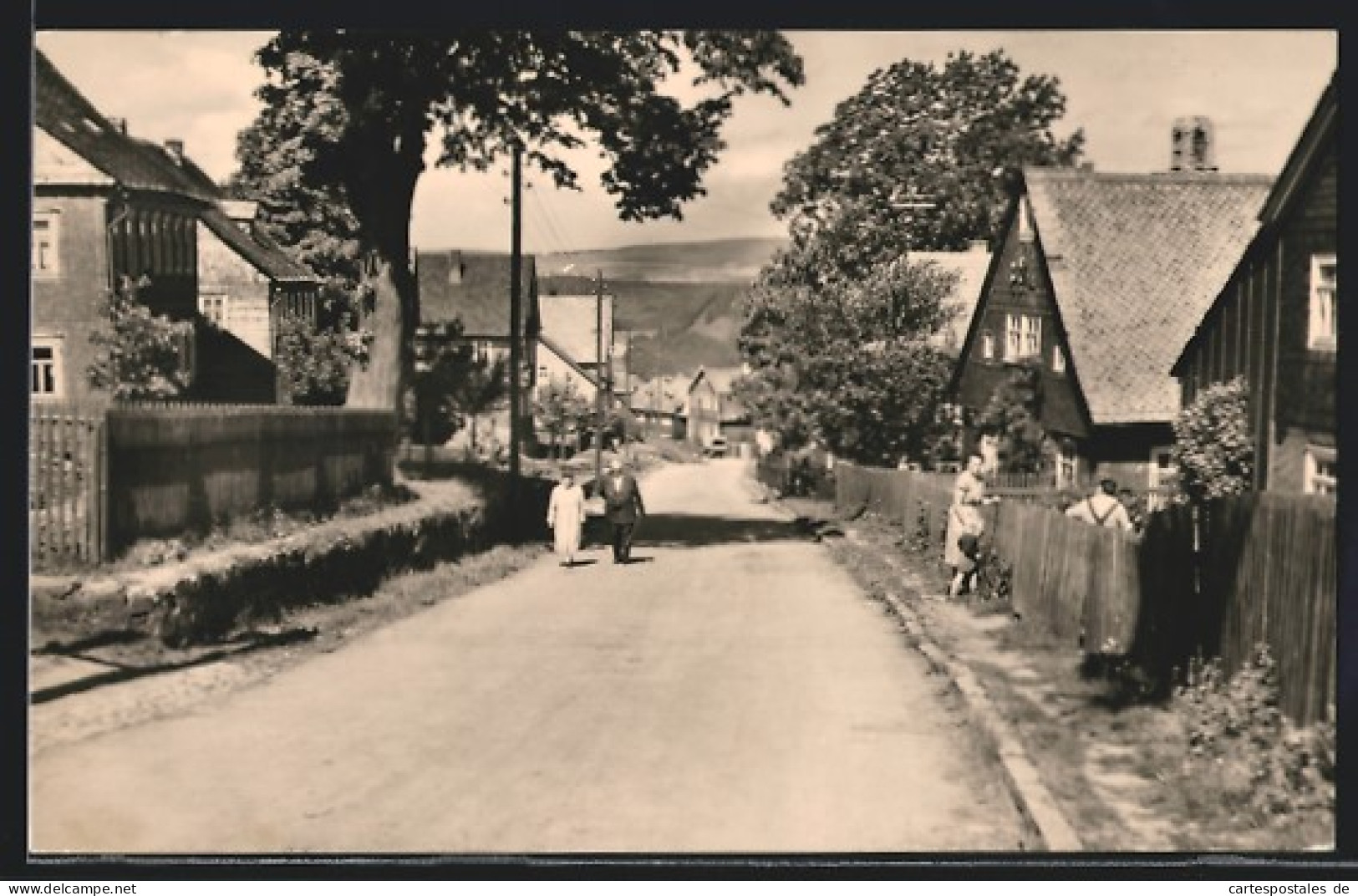 AK Lichtenhain / Thür. Wald, Dorfstrasse