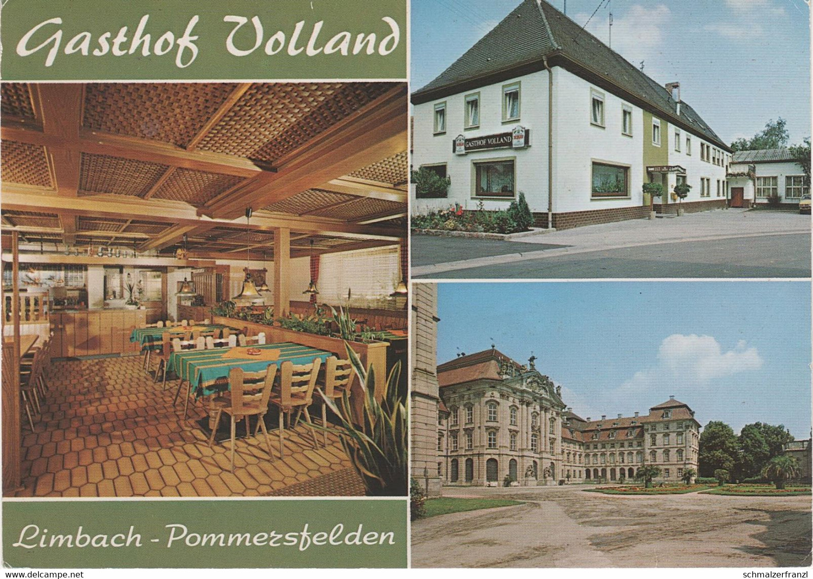 AK Limbach Pommersfelden Gasthof Pension Volland a Steppach Sambach Mühlhausen Wachenroth Höchstadt an der Aich Bamberg