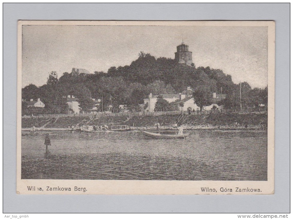 AK Litauen WILNA 1916-01-08 Zamkowa Berg