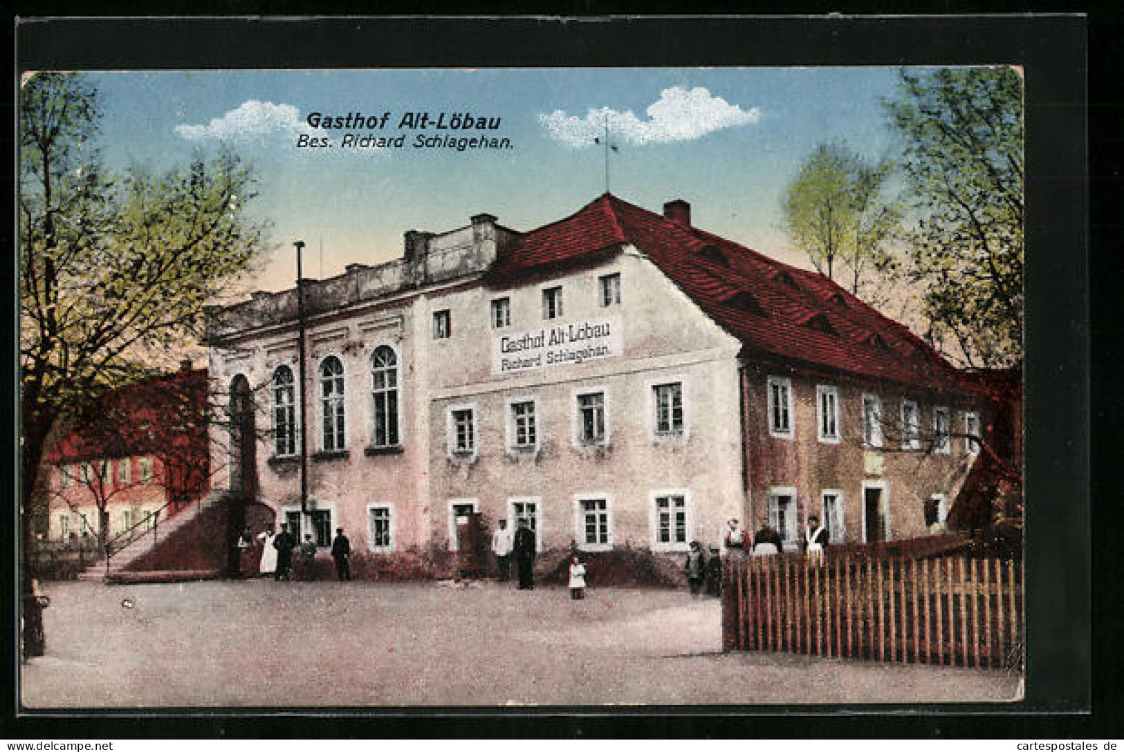 AK Löbau, Gasthof Alt-Löbau