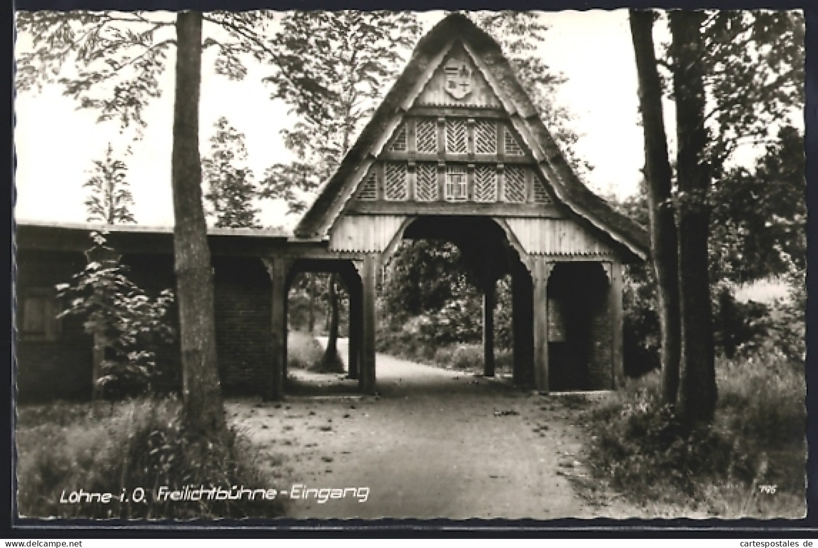 AK Lohne i. O., Freilichtbühne, Eingang