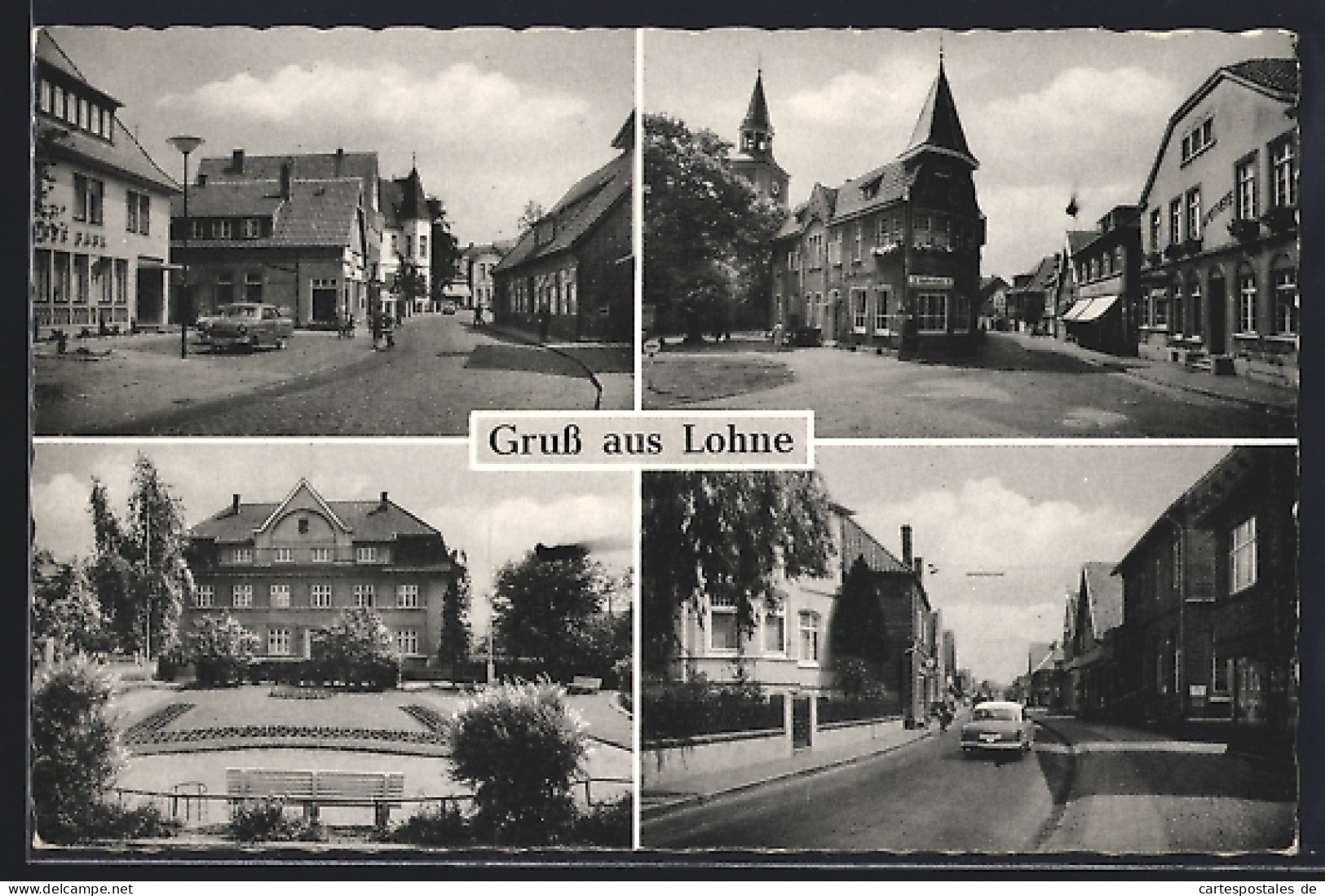 AK Lohne / O., Verschiedene Ortsansichten