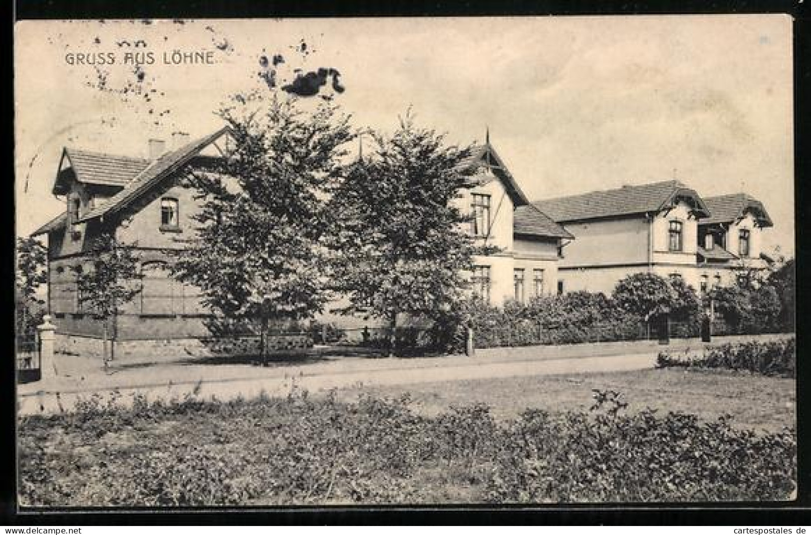 AK Löhne, Ortspartie mit Häusern