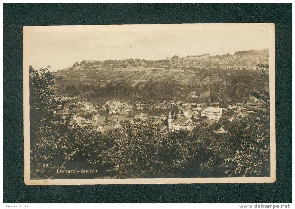 AK - Lörrach - Stetten ( panorama Gebr. Metz )
