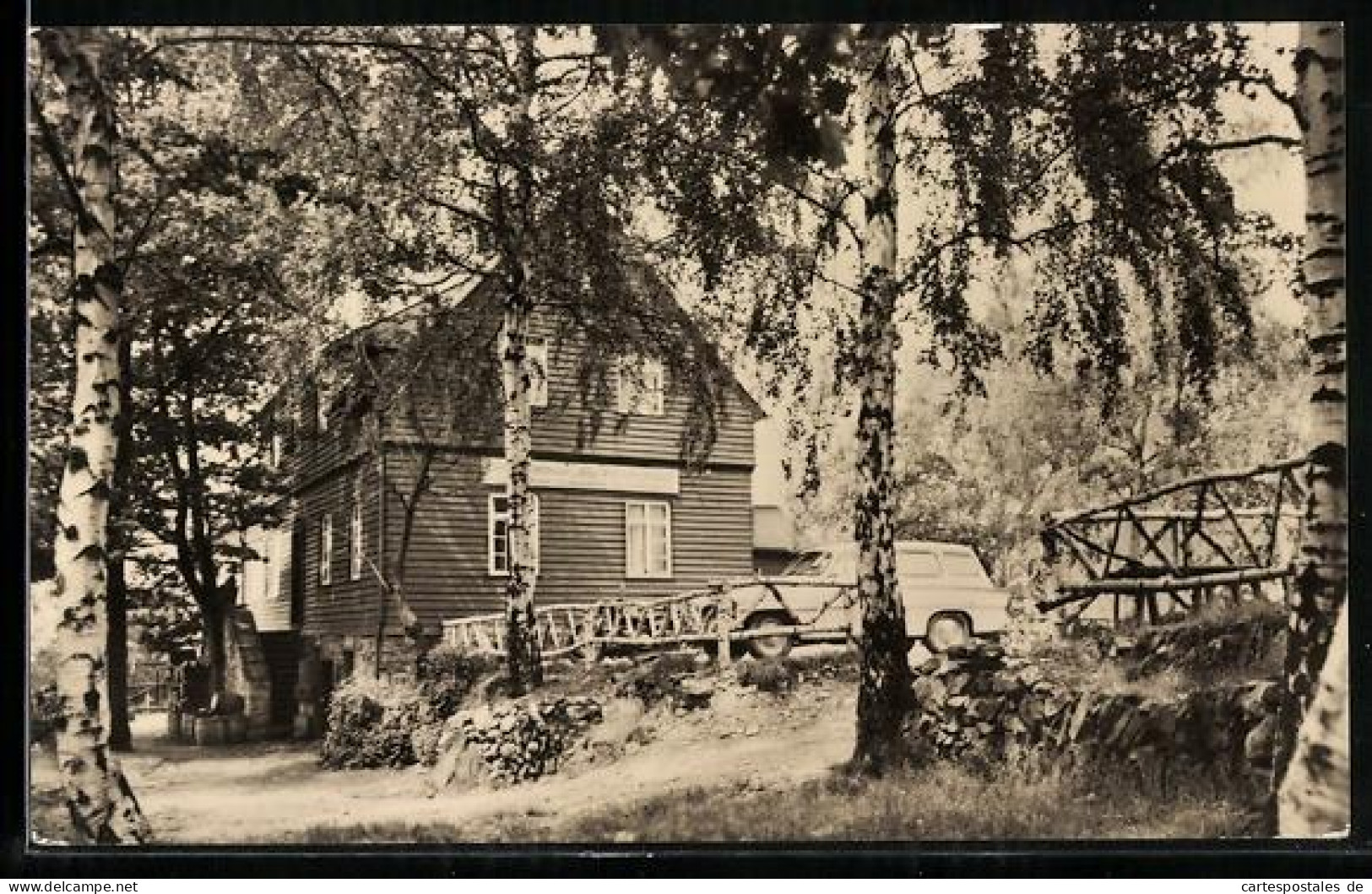 AK Lössnitz / Erzg., Berggaststätte Neu-Friedrichsruh