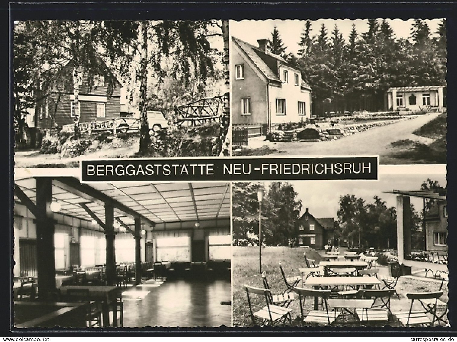 AK Lössnitz / Erzg., Berggaststätte Neu-Friedrichsruh