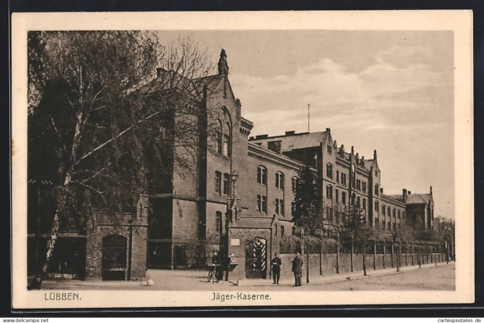 AK Lübben, Jäger-Kaserne mit Soldaten