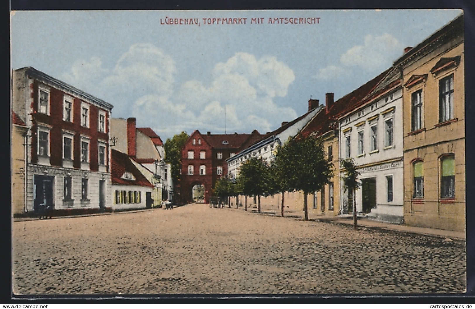 AK Lübbenau, Topfmarkt mit Amtsgericht