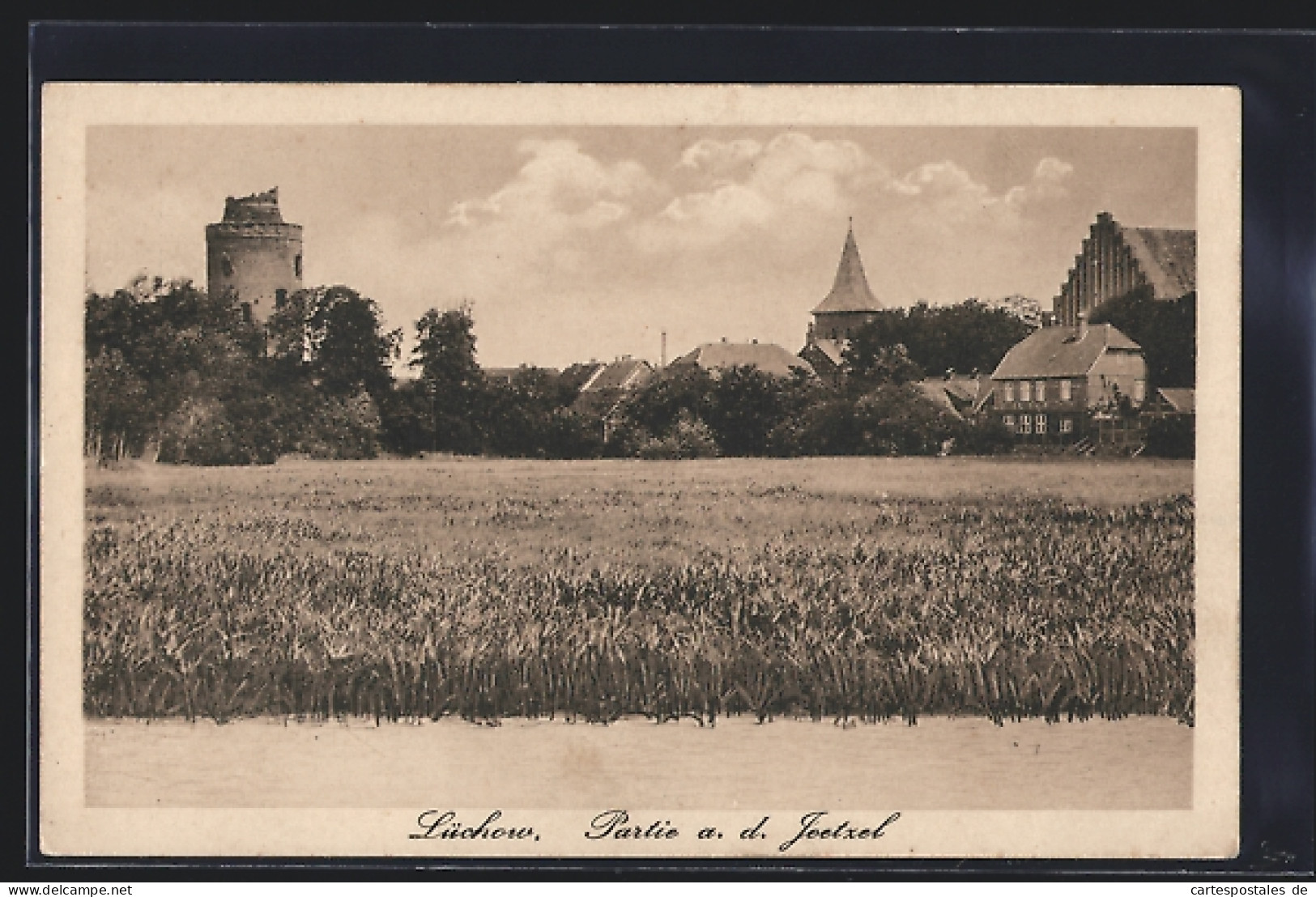 AK Lüchow / Jeetzel, Partie a. d. Jeetzel