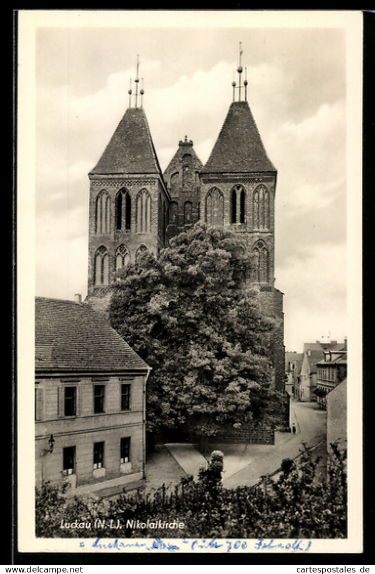AK Luckau /N.-L., Nikolaikirche
