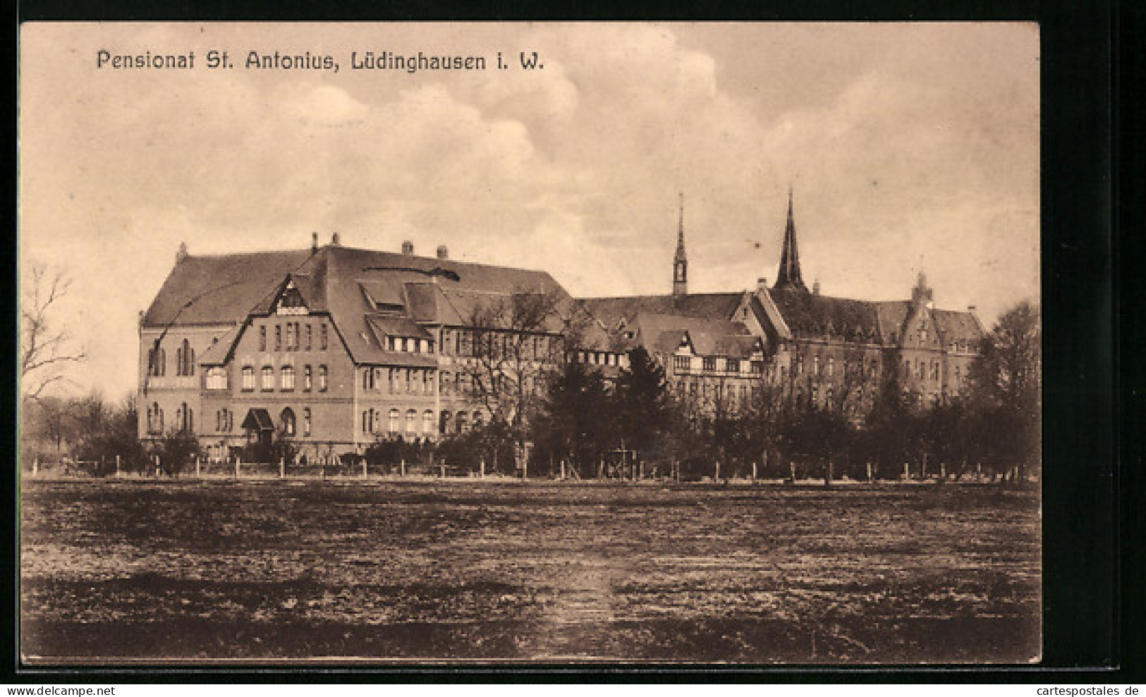 AK Lüdinghausen i. W., Pensionat St. Antonius