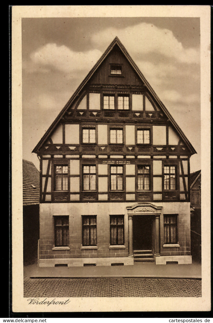 AK Lüdinghausen i. Westf., Canisianum, Konvikt der Höheren Landwirtschaftsschule, Vorderfront