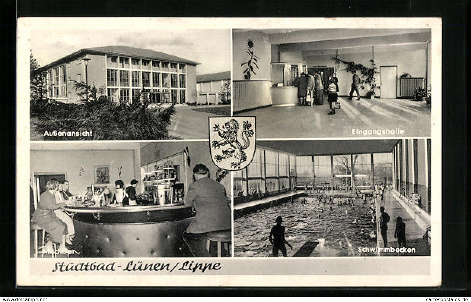 AK Lünen / Lippe, Stadtbad, Mehrfachansichten
