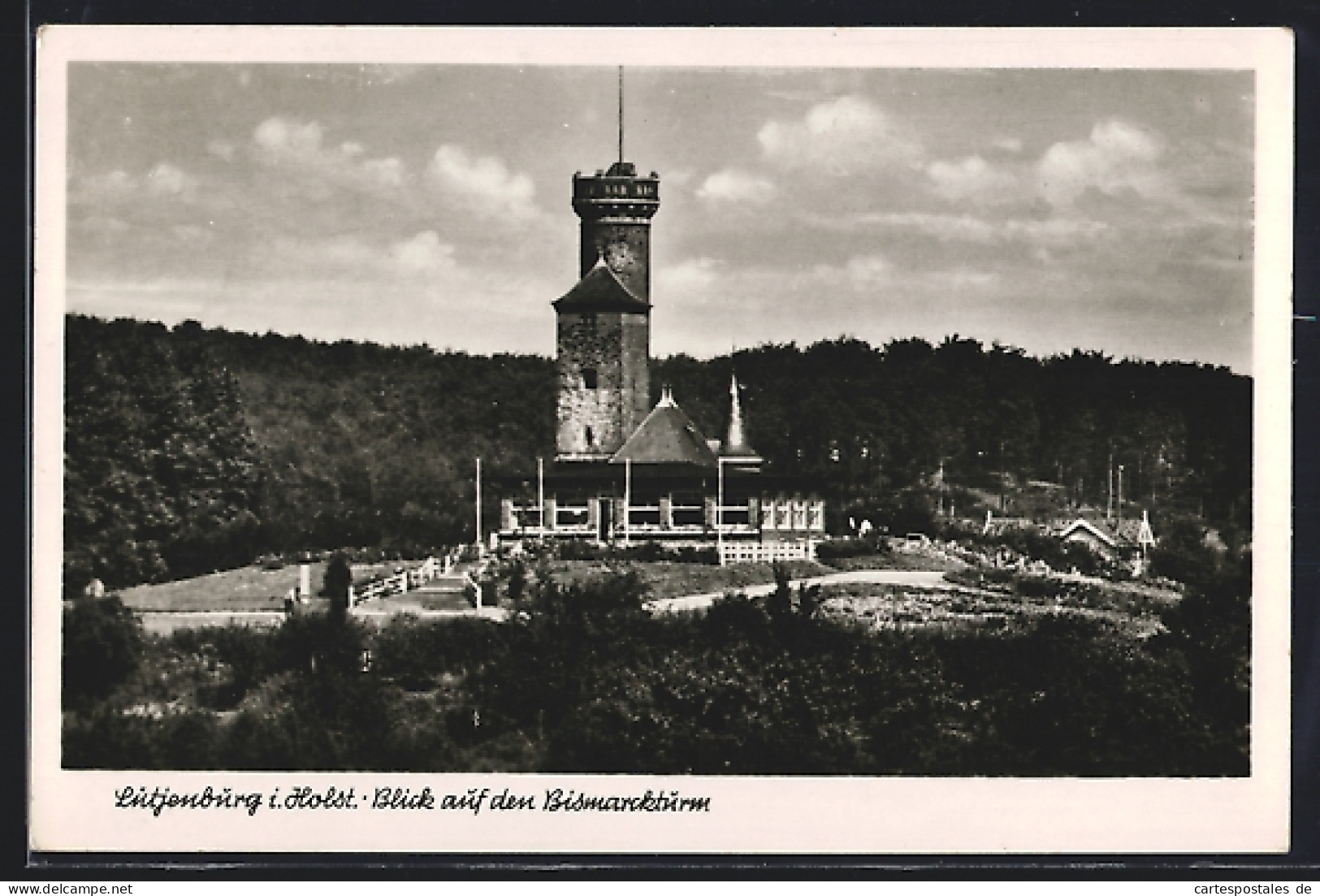 AK Lütjenburg, Blick auf den Bismarckturm