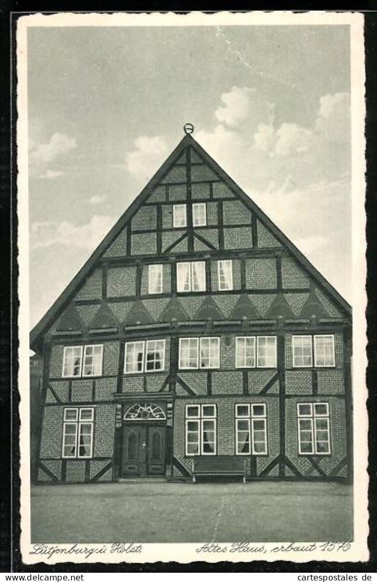AK Lütjenburg i. Holst., Altes Haus, erbaut 1576