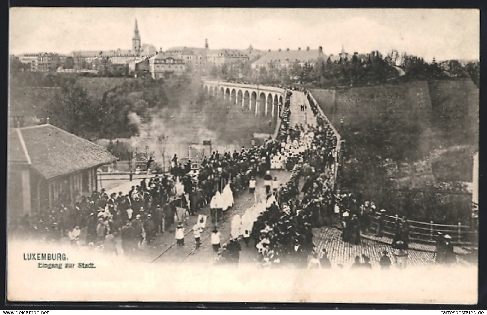 AK Luxemburg, Eingang zur Stadt, Prozession