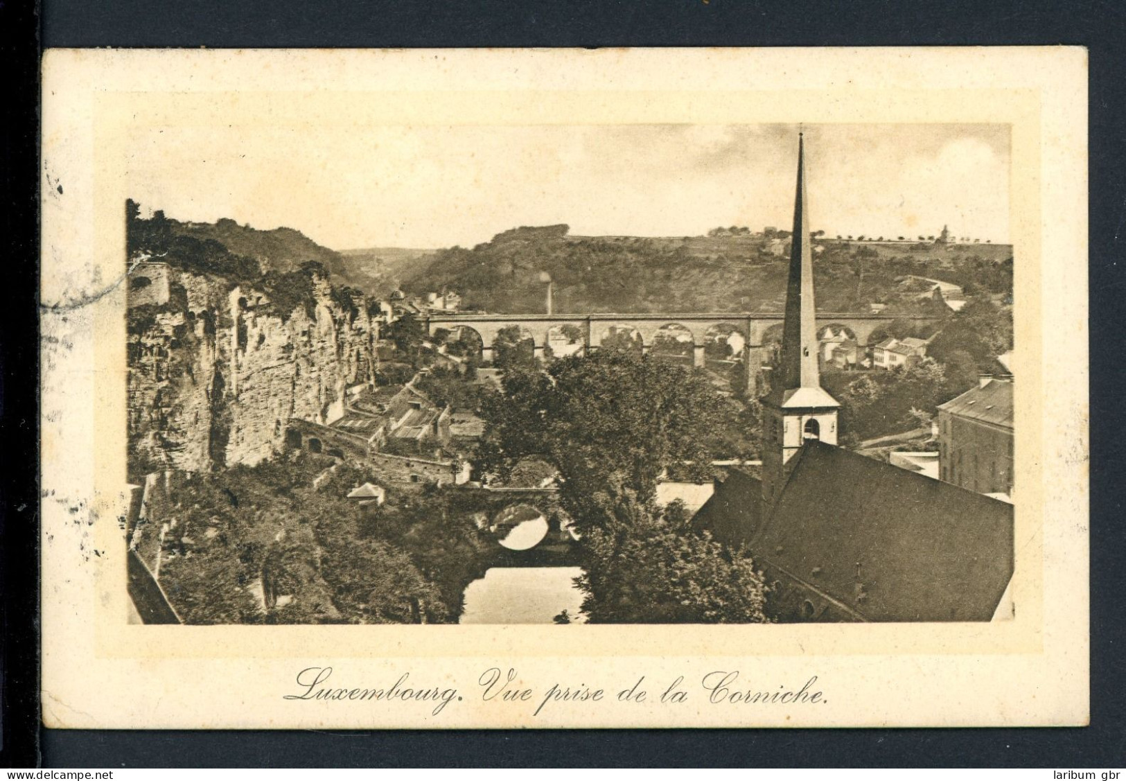 AK Luxemburg-Stadt Bick auf die Corniche 1909 gebraucht #HC137