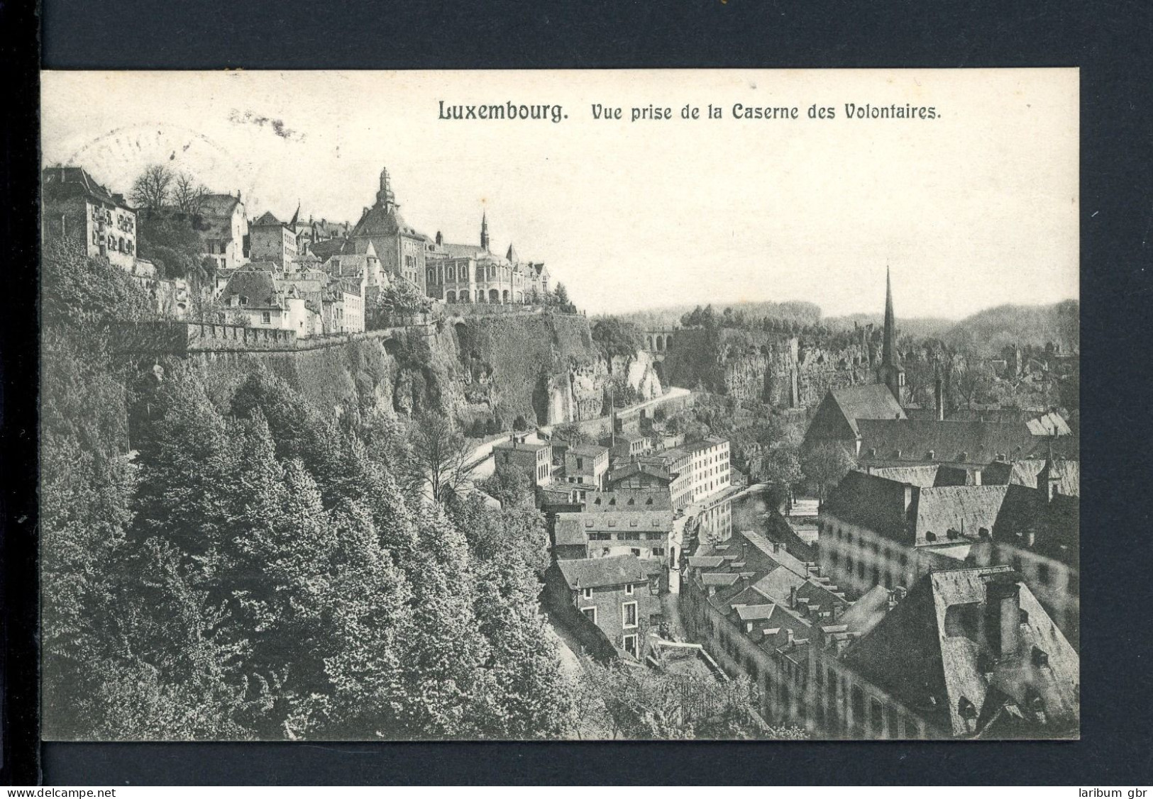 AK Luxemburg-Stadt Blick auf die Ausbildungskaserne 1907 gebraucht #HC139