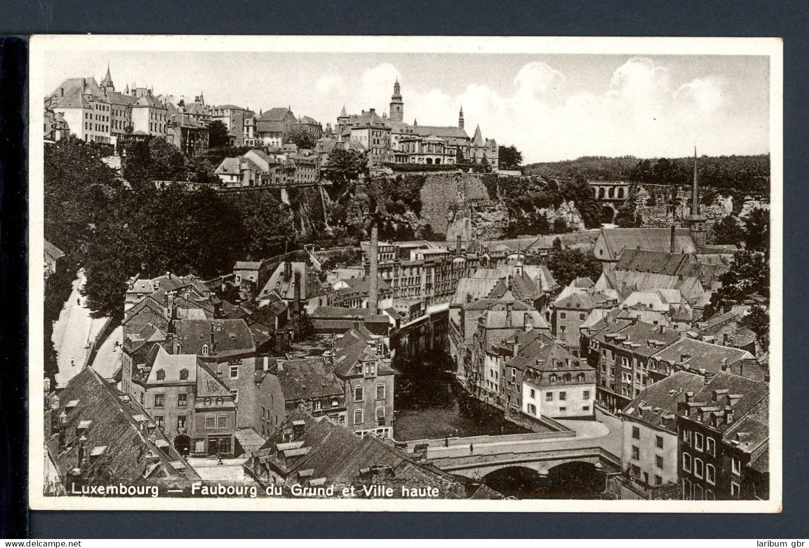 AK Luxemburg-Stadt Blick auf Grund- und Oberstadt 1931 gebraucht #HE604