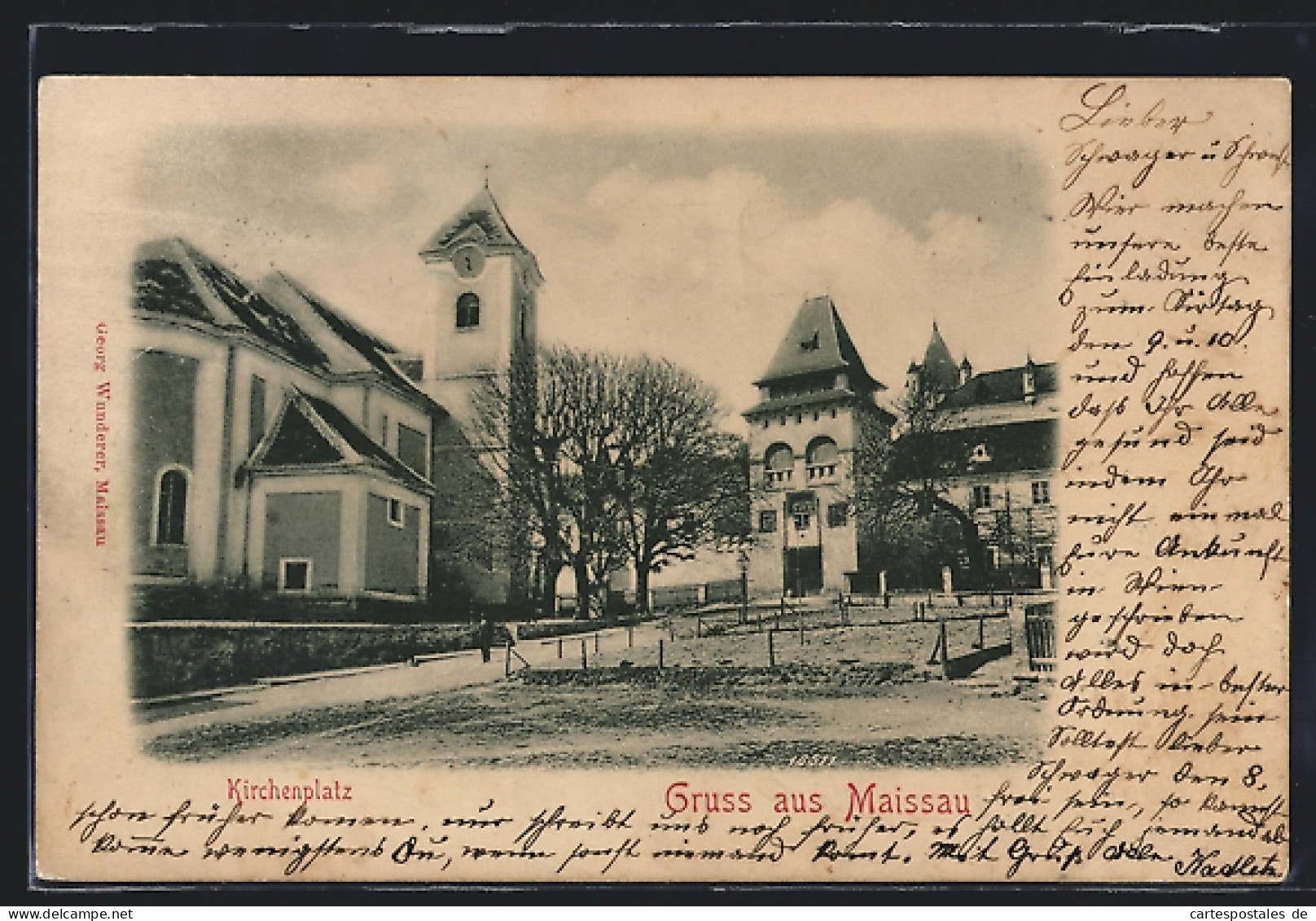 AK Maissau, Kirchenplatz