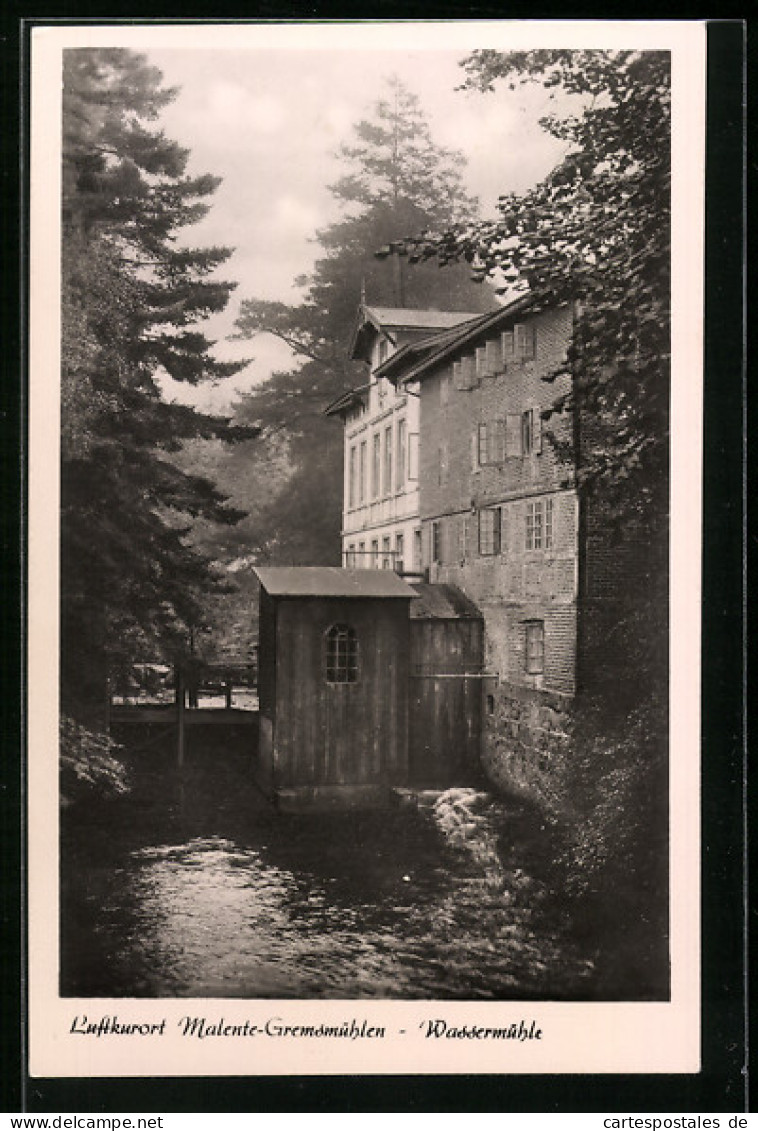 AK Malente-Gremsmühlen, an der Wassermühle