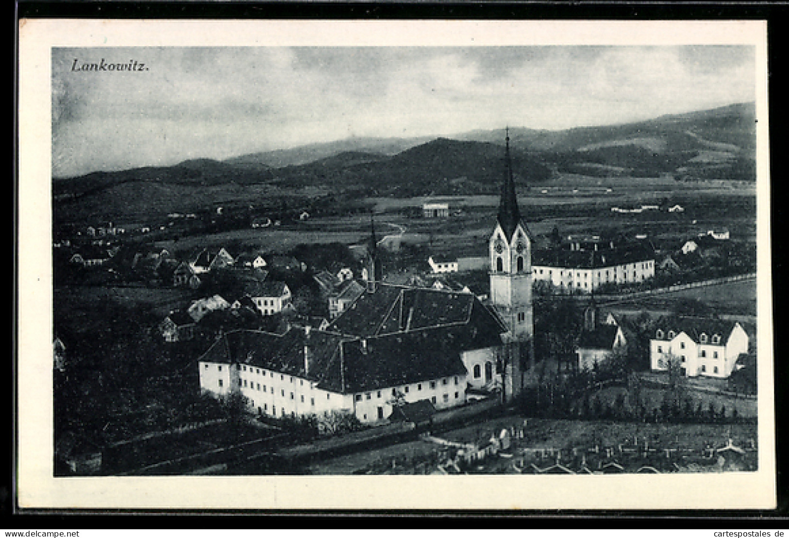 AK Maria Lankowitz, Ortsansicht mit Kirche