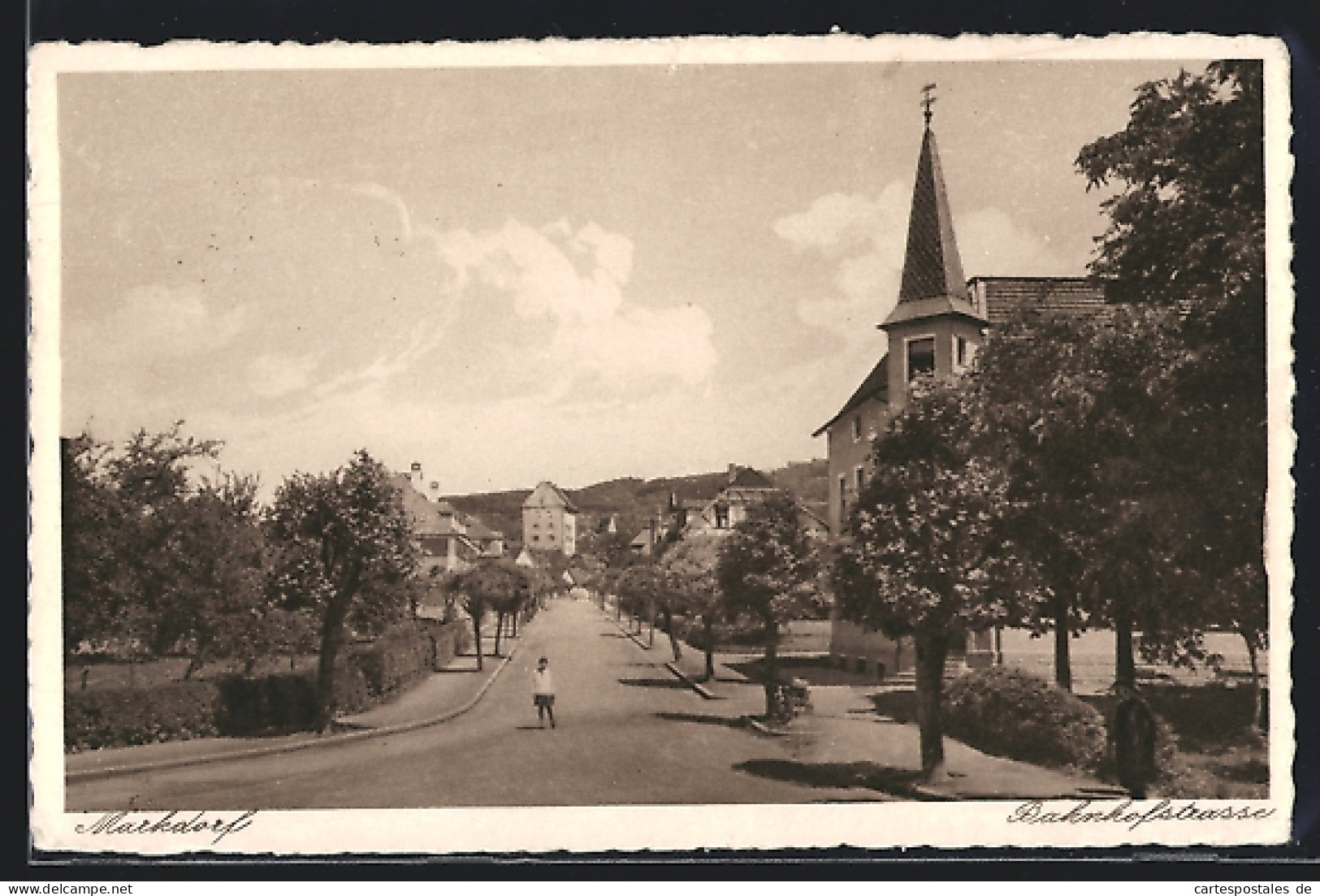 AK Markdorf, Blick in die Bahnhofstrasse