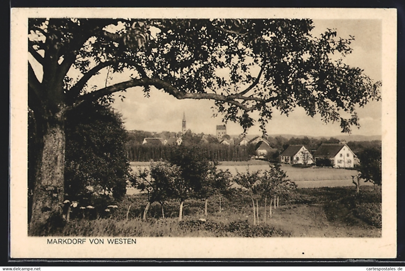 AK Markdorf, Teilansicht von Westen