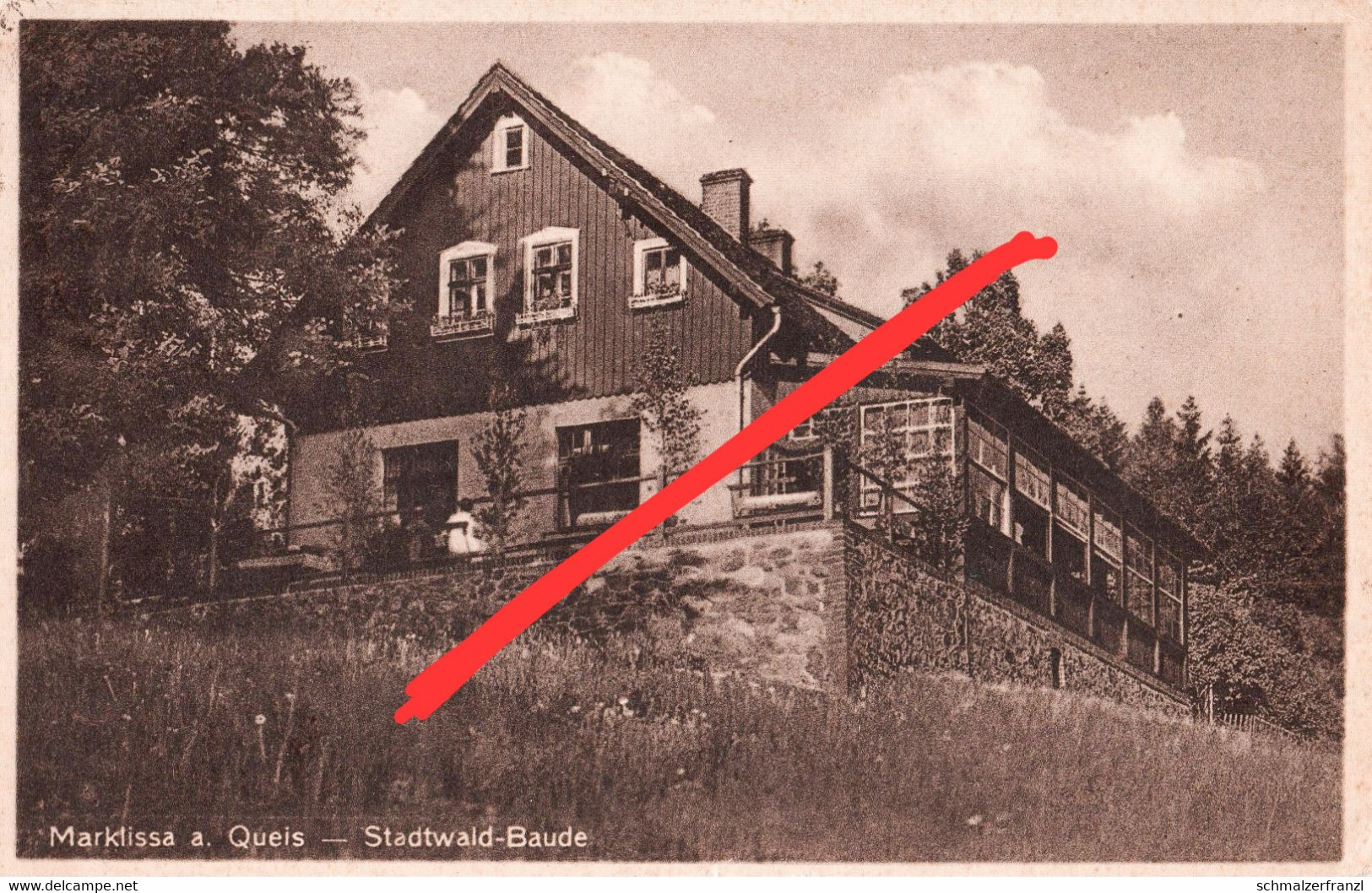 AK Marklissa Lesna Stadtwald Baude a Beerberg Schadewalde Hagendorf Hartmannsdorf Oertmannsdorf Rengersdorf Tzschocha