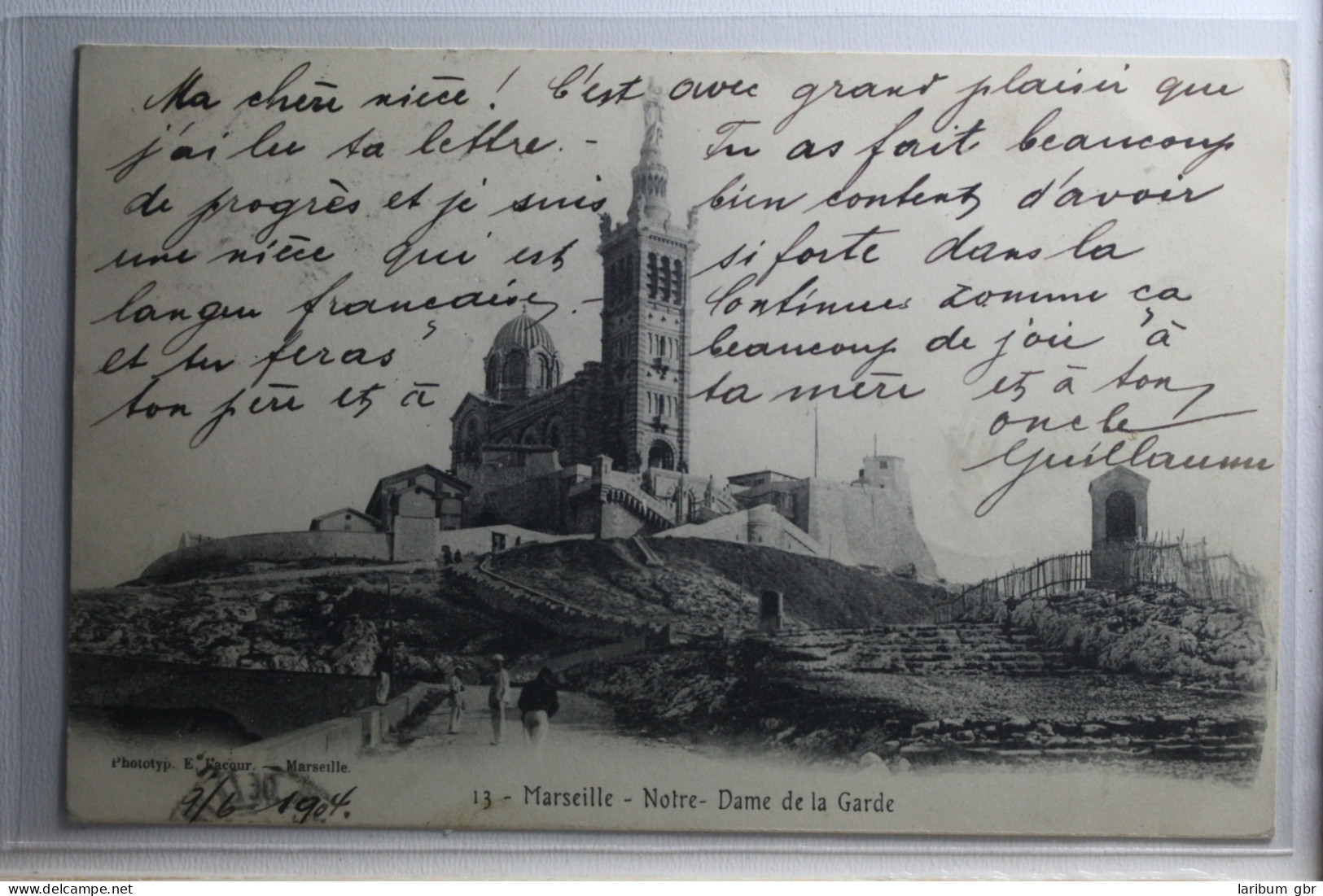 AK Marseille Notre-Dame de la Garde 1915 gebraucht #PH088