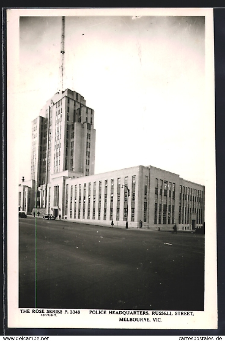 AK Melbourne /Vic., Police Headquarters, Russel Street