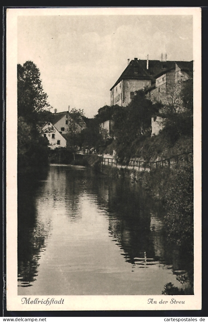AK Mellrichstadt, an der Stadtmauer