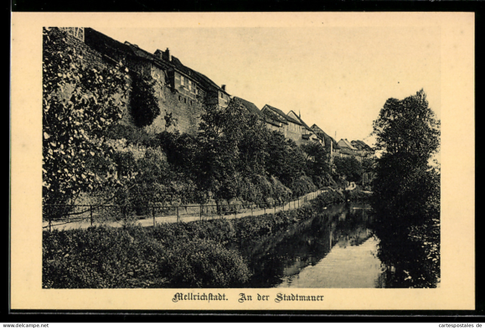 AK Mellrichstadt, An der Stadtmauer