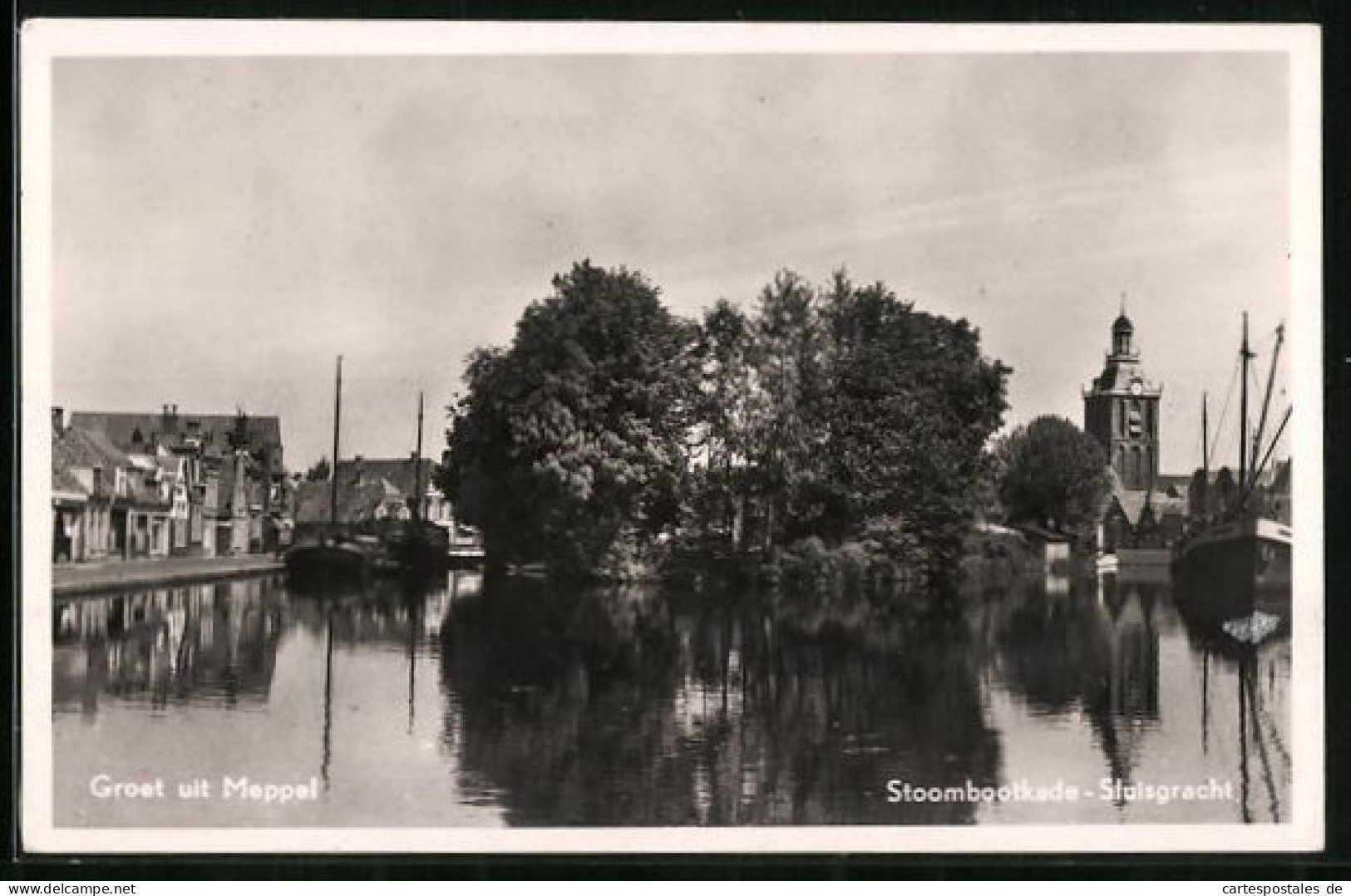 AK Meppel, Stoombootkade-Sluisgracht
