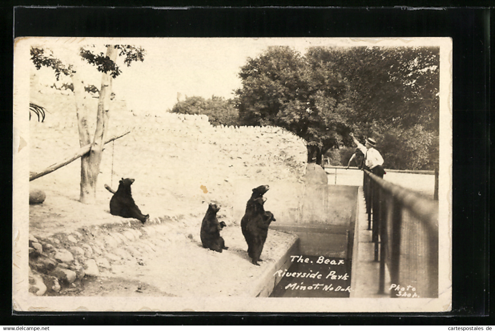 AK Minot, ND, Riverside Park, The Bear