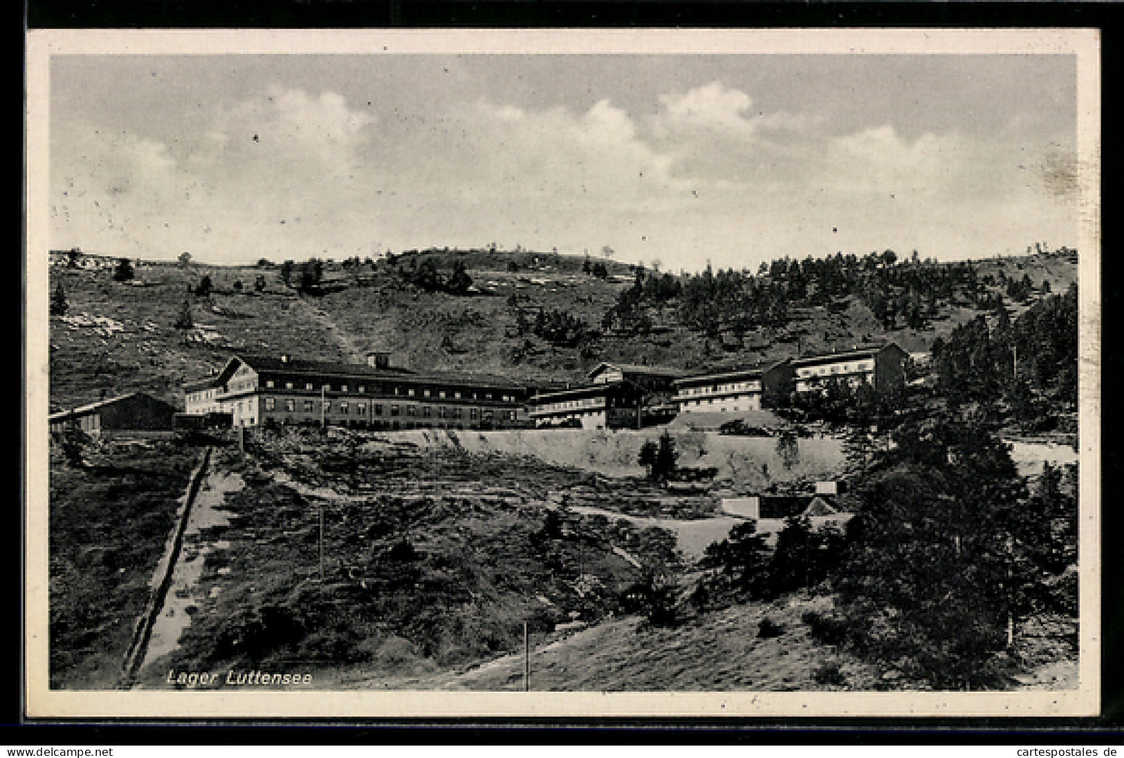 AK Mittenwalde, Blick zum Lager Luttensee