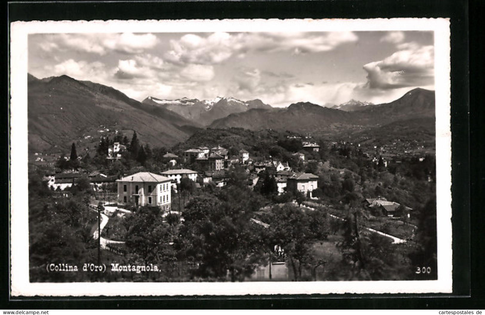 AK Montagnola /Collina d`Oro, Ortsansicht aus der Vogelschau