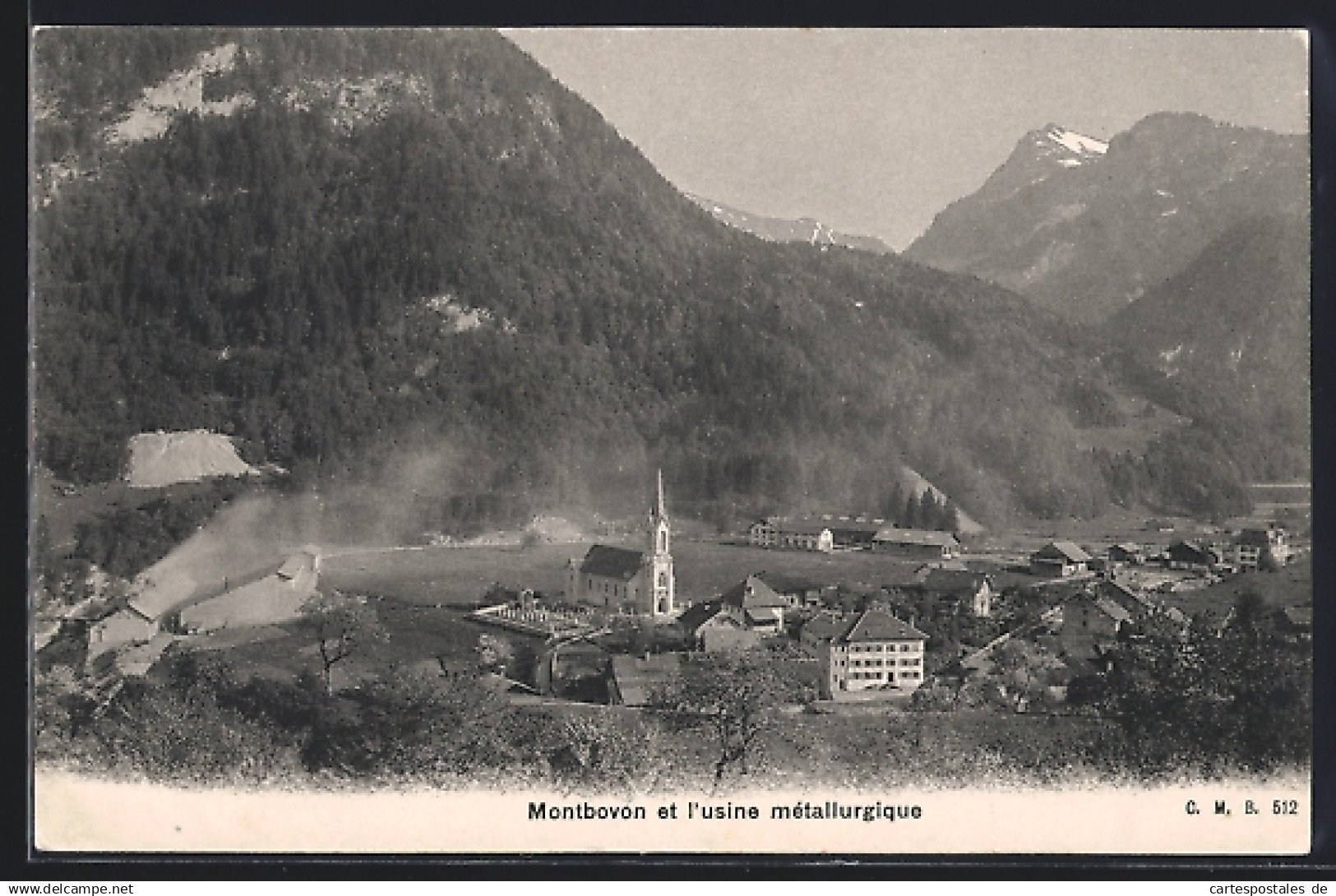 AK Montbovon, Montbovon et l`usine métallurgique
