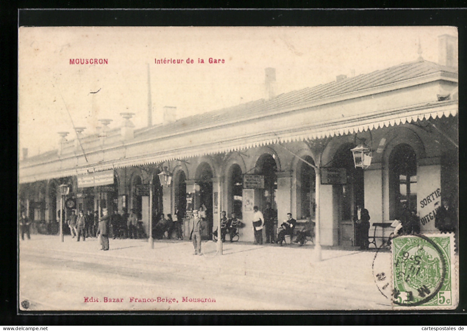 AK Mouscron, Intérieur de la Gare