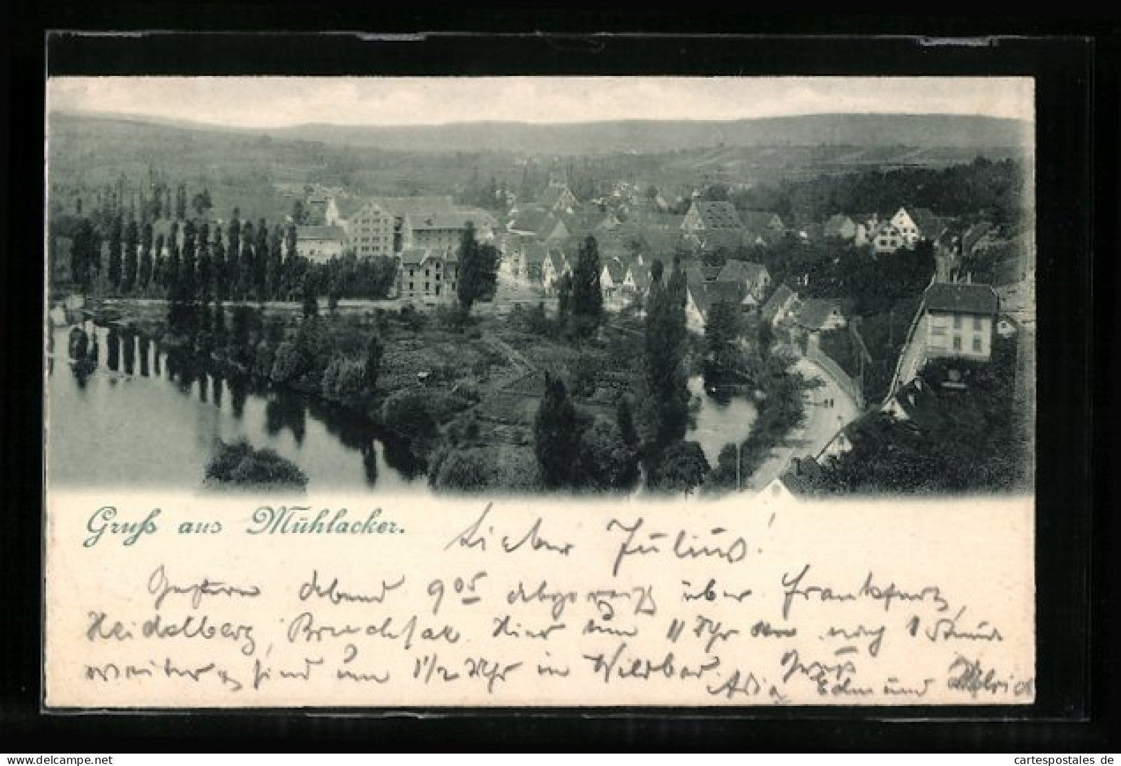 AK Mühlacker, Gesamtansicht mit Fernblick